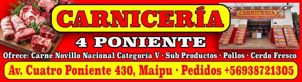 Carnicería 4 Poniente – Calidad y Frescura en Maipú 1 Carniceria Web