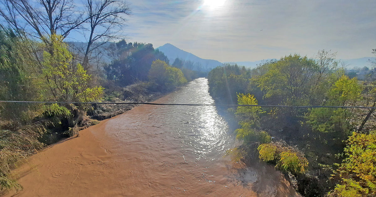 Otra vista del Río Mapocho, recientemente declarado Humedal Urbano en la Región Metropolitana