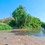 Vista del Río Mapocho, recientemente declarado Humedal Urbano en la Región Metropolitana