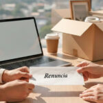 Entrega de carta de renuncia